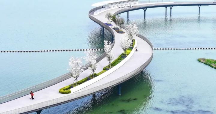 早安青浦｜恰遇春光，在水天相接的地方